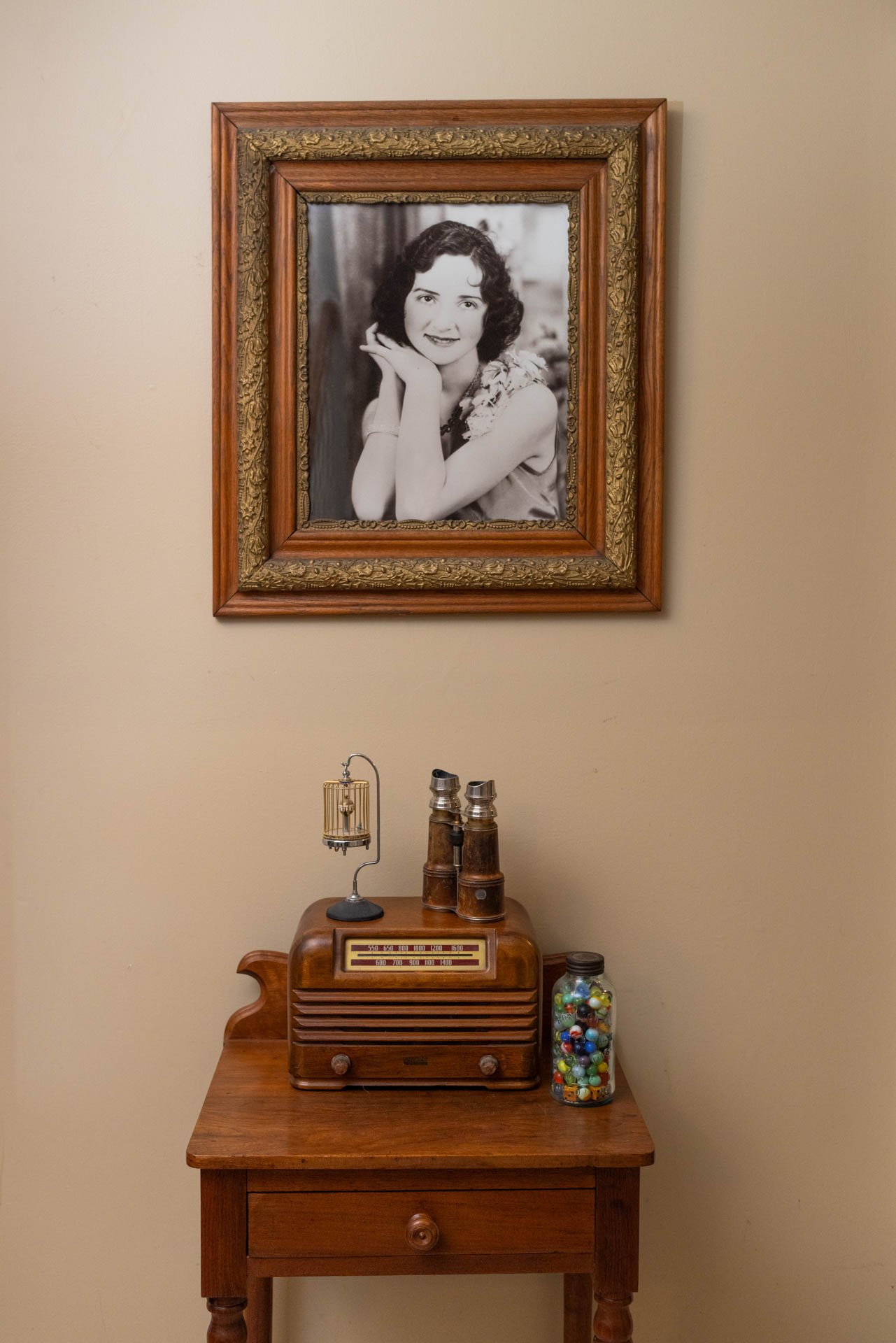 Portrait of Mayme and other objects from grandparents-1